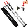 Tarp Pole AVOFOREST Tent Pole Telescopic Reinforced Locking Structure Aluminum Diameter 31mm Stepless Adjustment Set of 2 Sliding Height Adjustment