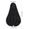   3D Mountain   Road Bike Breathable Soft Seat Saddle Cover (Black)