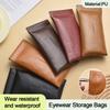 Мягкий кожаный чехол для солнцезащитных очков PU Водонепроницаемая сумка Чехол Новые сумки для хранения очков