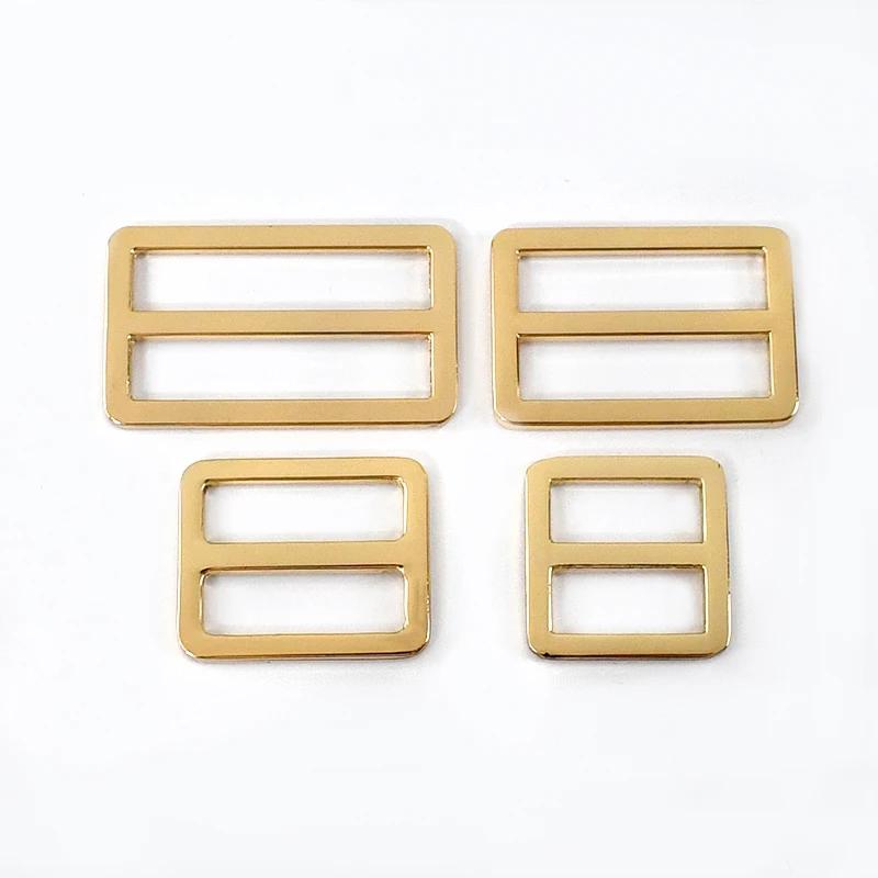 Meetee 20 шт. 20-50 мм 16 цветов Металлическая пряжка Регулировочные пряжки для стропы Ползунок для ремня сумки Кольцо Застежка DIY Кожаная фурнитура Аксессуары