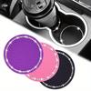 Car Coaster Water Cup Bottle Holder Anti-slip Pad Mat Silica Gel Waterproof for Interior Decoration Car Styling Accessories
