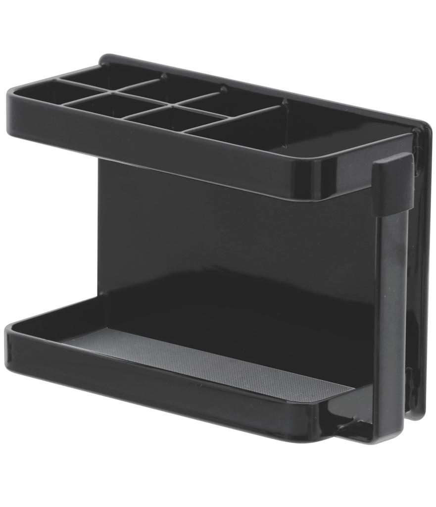 Yamazaki Магнитный держатель для зубных щеток для x D5 x Подставка, Ванная комната, Tower, Черный, Прибл.. Ш13.5 В8.5см (Башня 3808)