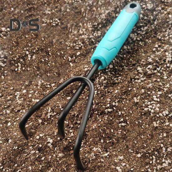 Инструмент для ухода за растениями Садовый инструмент Ручной совок из углеродистой стали Вилы для сорняков с эргономичной ручкой Ручная лопата Грабли для копки и прополки Аэрация почвы