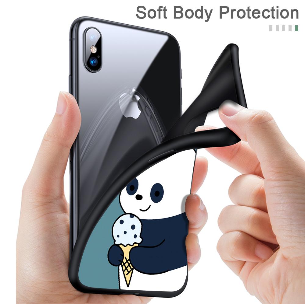 Милый чехол для телефона с изображением панды для Infinix Hot Tecno Camon 19 Pro Huawei P50 Pro OnePlus, мягкий силиконовый чехол из ТПУ для мобильного телефона