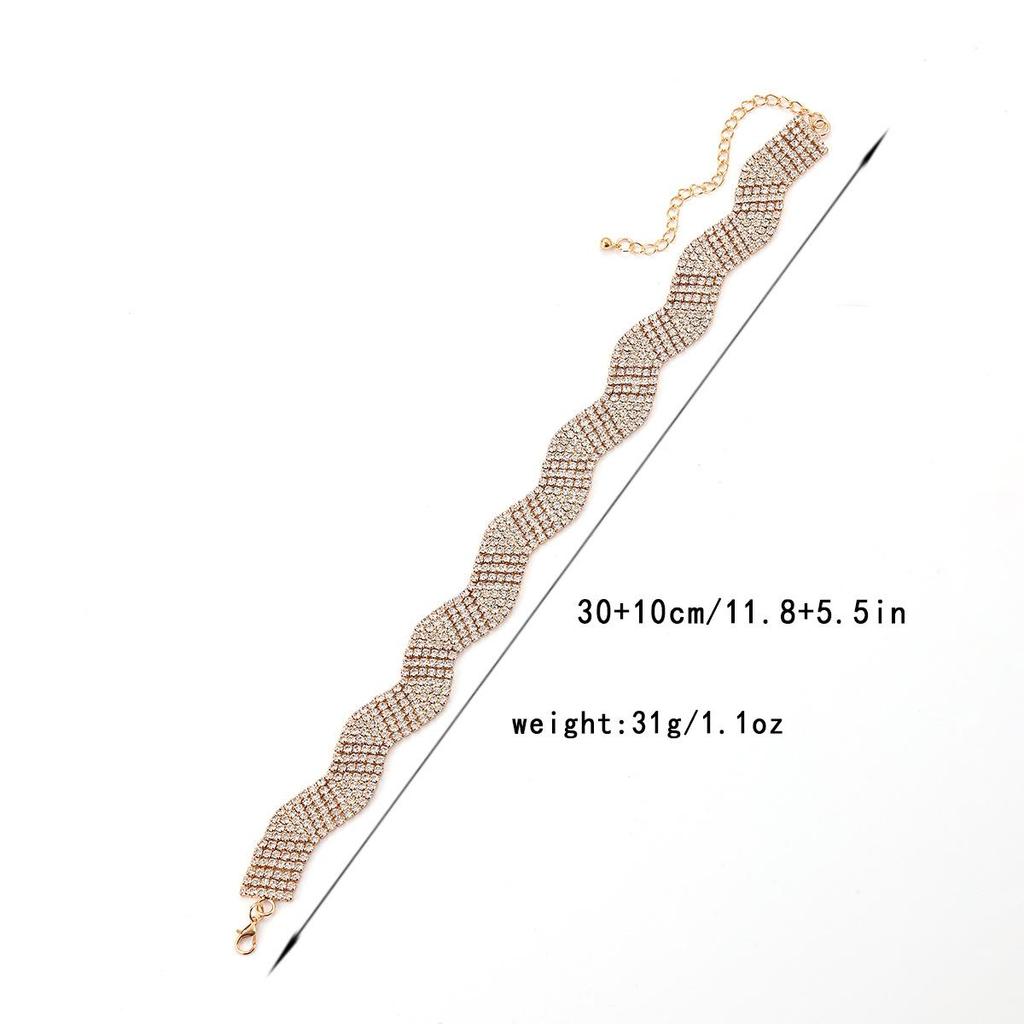 2024 Новое роскошное женское ожерелье-чокер с бриллиантами и цирконами в стиле INS