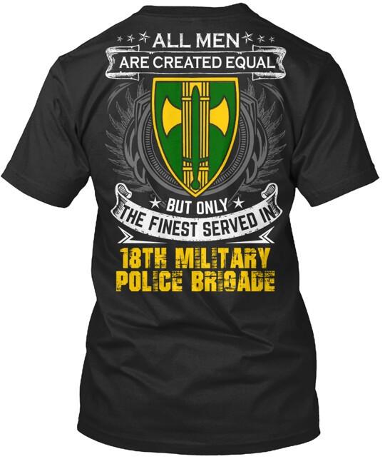 18th Military Police Brigade T-Shirt Made in the USA Size S to 5XL