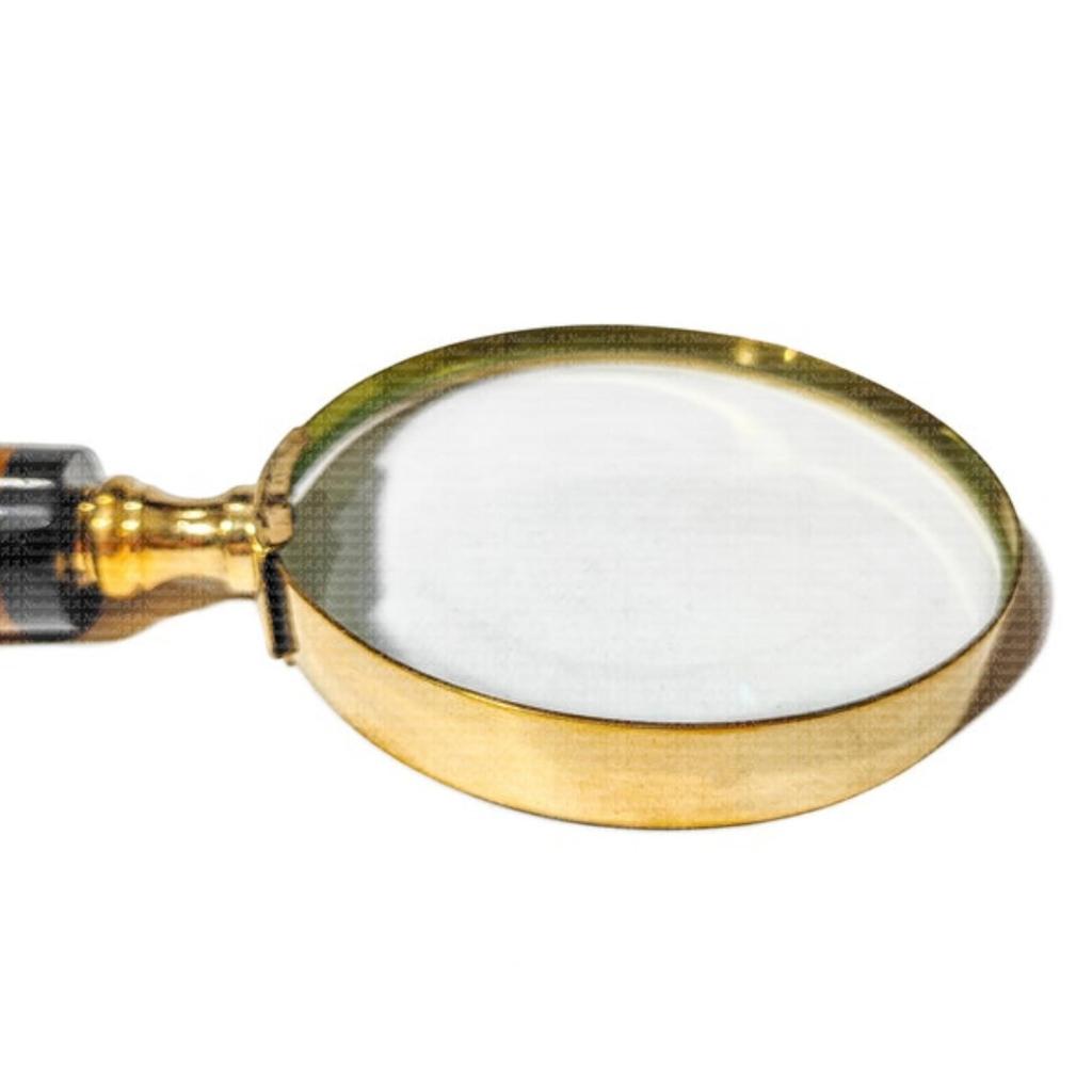 5-кратная лупа с глянцевой ручкой из керамической смолы | Подарки для мальчиков девочек папы мамы пожилых людей, на годовщину день рождения, рождественский декор