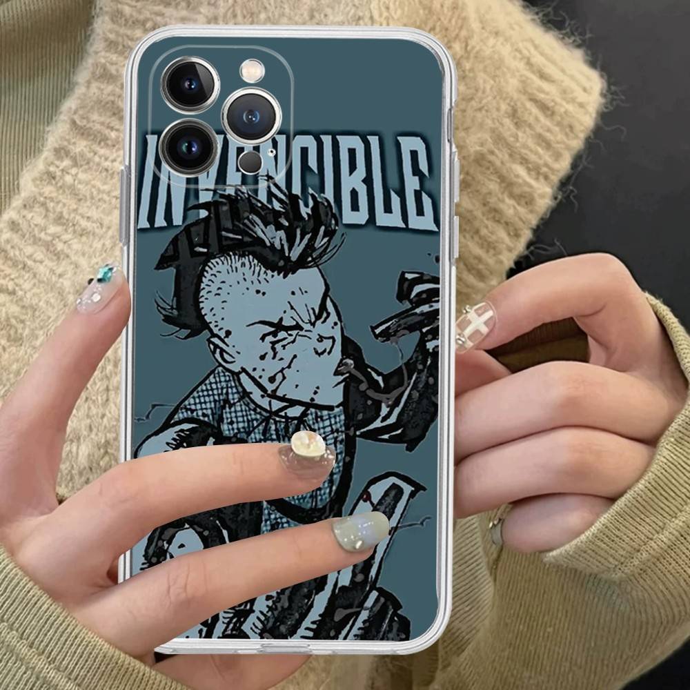Мультяшный Популярный Аниме I-invincibleS Чехол для Телефона Для IPhone 17 16 15 14 11 12 13 Mini Pro XS Max Plus Funda Shell