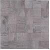ISL Realistic Tile Stickers (PVC) Woody Gray, Set of 4, Heat-Resistant and Waterproof, for Kitchen, Bathroom, and Wet Area Wall Decoration
