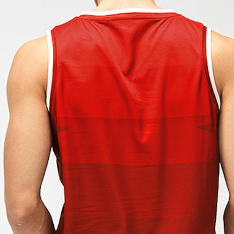 Under Armour Баскетбольные майки мужские красные умеренные прямого кроя 21500106-600