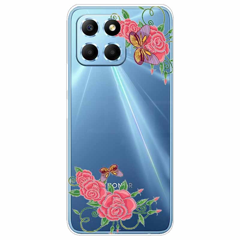 Чехол для Honor X6 HonorX6S Прозрачный Мягкий ТПУ силиконовый Чехол для телефона Для Huawei Honor X6S 2022 Чехол 6.5 Дюйма VNE-LX1 Прозрачный Funda