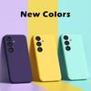 Real Liquid Silicone Case For Samsung Galaxy A05 A05S A15 4G 5G S24 S24+ S24 Ultra Uxury Shock-proof Cover for Samsung Galaxy A25 A35 A55 Accessory