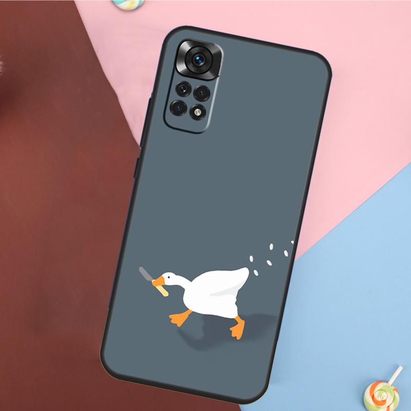 Cartoon Cute Goose Game Cover For Xiaomi Redmi Note 13 Pro 14 12 11 9 10 9S 10S 11S 12S Redmi 10C 12C 13C 14C Case