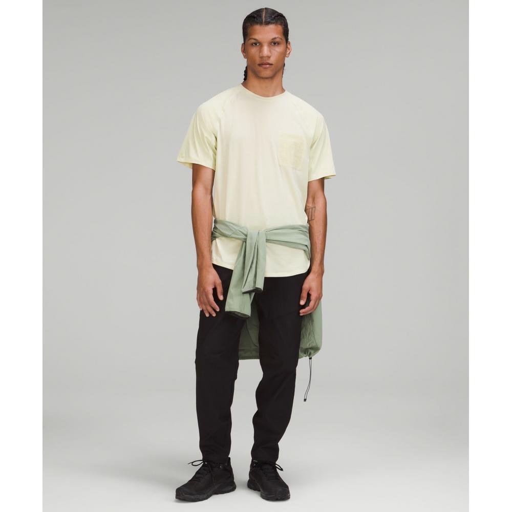 Lululemon Рубашка с коротким рукавом для походов с вентиляцией Dewy