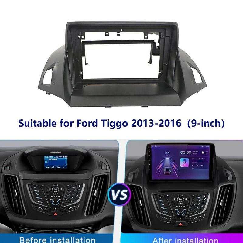 9-дюймовый Адаптер-переходник для магнитолы на приборную панель для Ford Tiggo 2013-2016 Панель-рамка Панель приборной панели
