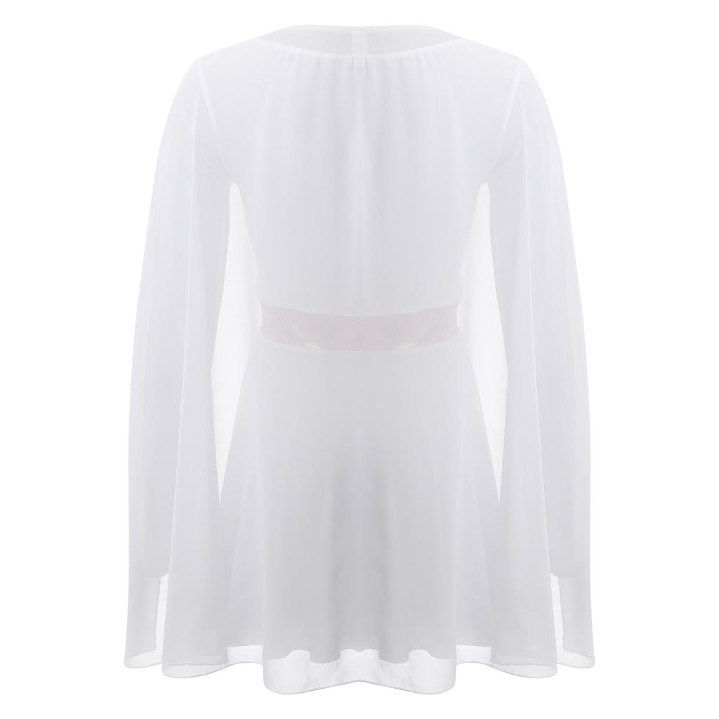 Женский костюм для косплея на Хэллоуин, платье с V-образным вырезом и длинными рукавами, с металлической отделкой и шифоновой накидкой, римский наряд