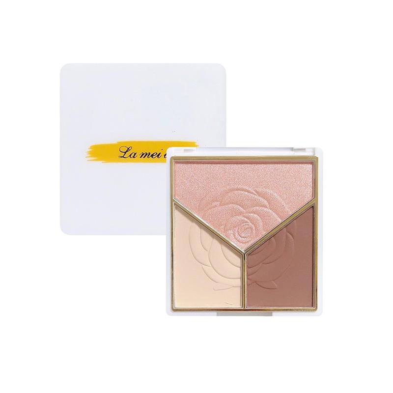 In 1 Highlighter Contour Palette Matte Shimmer Blush Eyeshadow All In One Makeup Palette