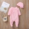 Baby Girl Long-Sleeve Footed Romper - Spring/Autumn