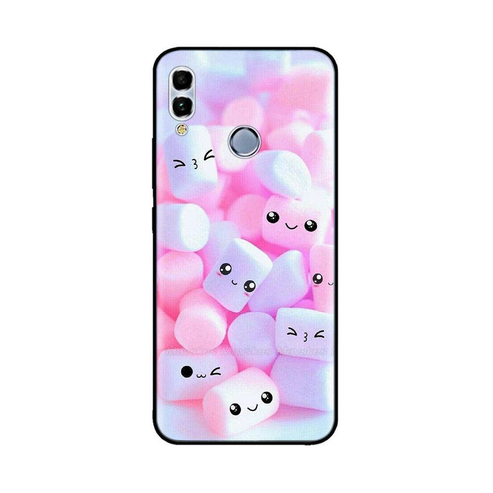 Для Huawei P Smart 2019 6.21" Мягкий Черный Силиконовый Чехол-Задняя Крышка для Телефона Для Huawei P Smart 2019 POT-LX1 POT-LX3 POT LX1 Чехол-Сумка
