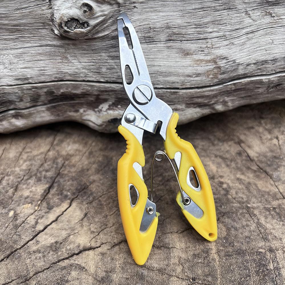 Многофункциональные плоскогубцы Luya, рыболовные ножницы из нержавеющей стали с изогнутым ртом, полиэтиленовая леска, прочная режущая леска, специальные рыболовные инструменты