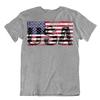 Флаг США Футболка T-shirt Tee топ карта города Звезды Полосы Великая нация