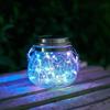 Солнечные декоративные гирлянды в банках 'Mason Jar' с эффектом трещин - Набор из 3 шт., 4 цвета