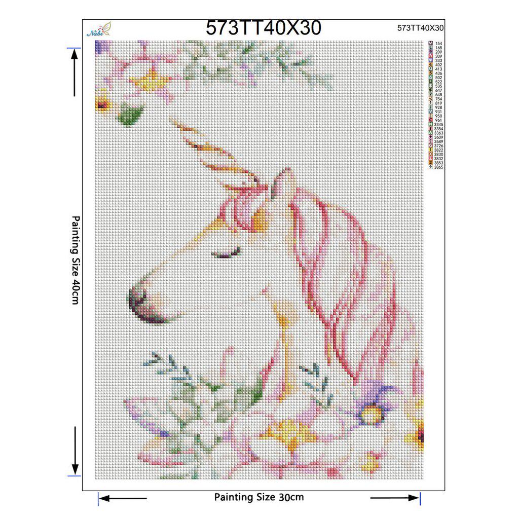 5d Diy Diamond Painting Unicorn Cross Stitch  Embroidery Kit Diamond Home Decor Wall Art Painting