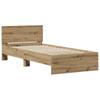 Bed Frame with Headboard Artisan Oak 80 x 200 cm