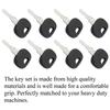8 PCS Key Fit For Volvo Dynapac Terex Vibromax New Holland NH Ford Moxy Hamm JCB Bomag Heavy Equipment Machine 14603