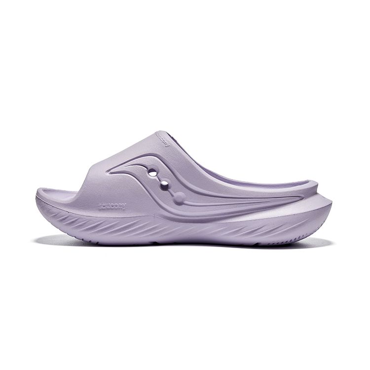 SAUCONY Cradle Lightweight Comfortable Non-Slip Durable Slide Sandals Unisex Sandals Purple S28901-9