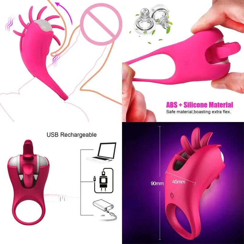 Insertion Men's Adult Be Quiet Anal Extension Handsfree Penis Enlargement Sleeve Men's Ring Women Vibrator Objects For
