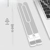Laptop Stand with Cooling, Foldable Desktop Riser, Tablet Holder, Portable Adjustable Base