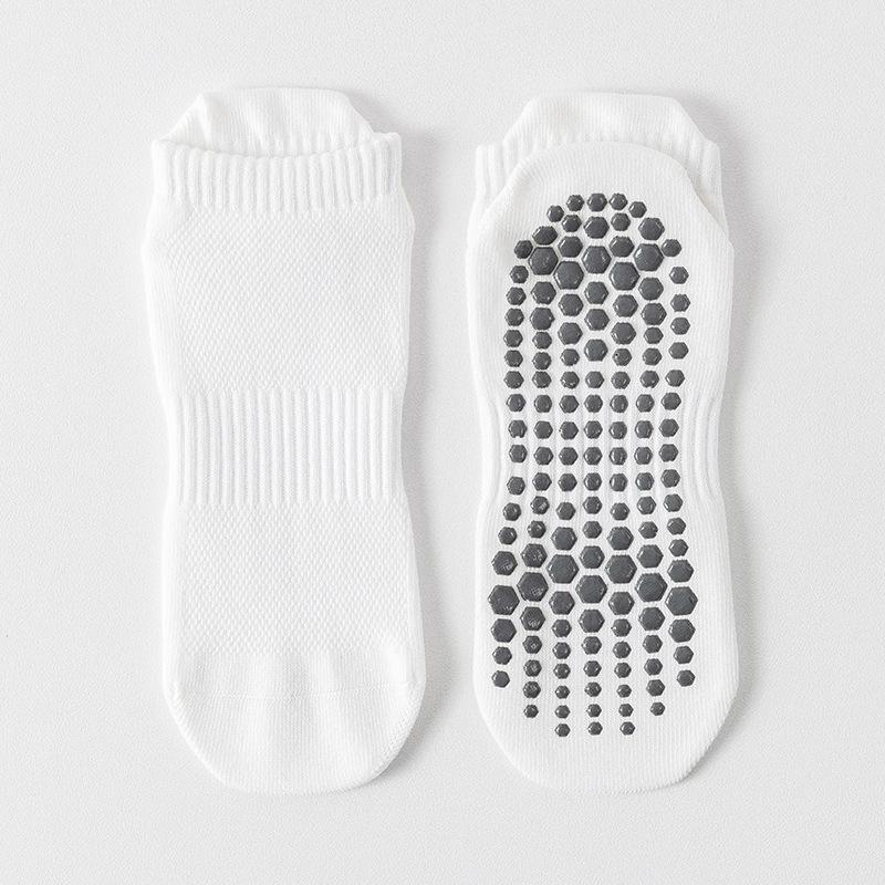 Yoga Socks, Men's Anti-slip Professional Boneless Short Cotton Socks, Anti-odor Key Body Pilates Sports Training Indoor Floor Socks