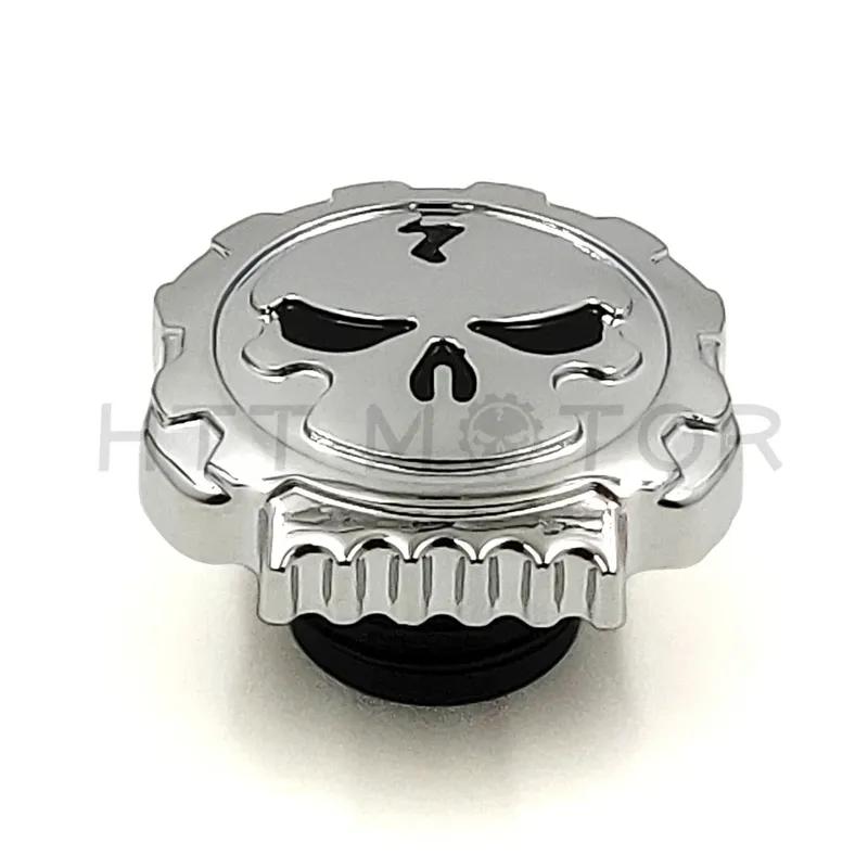 Motorcycle Skull Fuel Gas Tank Cap Cover For Harley Davidson 1992-Up Sportster/1994-Up Road King