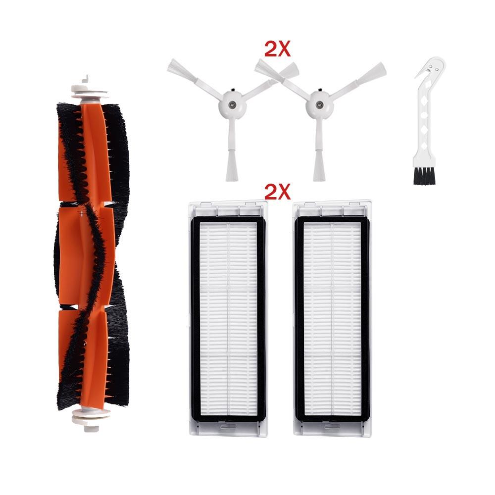 Для Xiaomi Mi Robot 1 / 1S SDJQR11RR SDJQR11RR Для Roborock E1 S1 S1 Max S1 Основная боковая щетка Фильтр Швабра Аксессуар для пылесоса