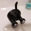 1 шт. 3D-печатный очаровательный черный кот Держатель для зубной щетки Очаровательный котенок Хранение в ванной Комнате Милое украшение для ванной для женщин