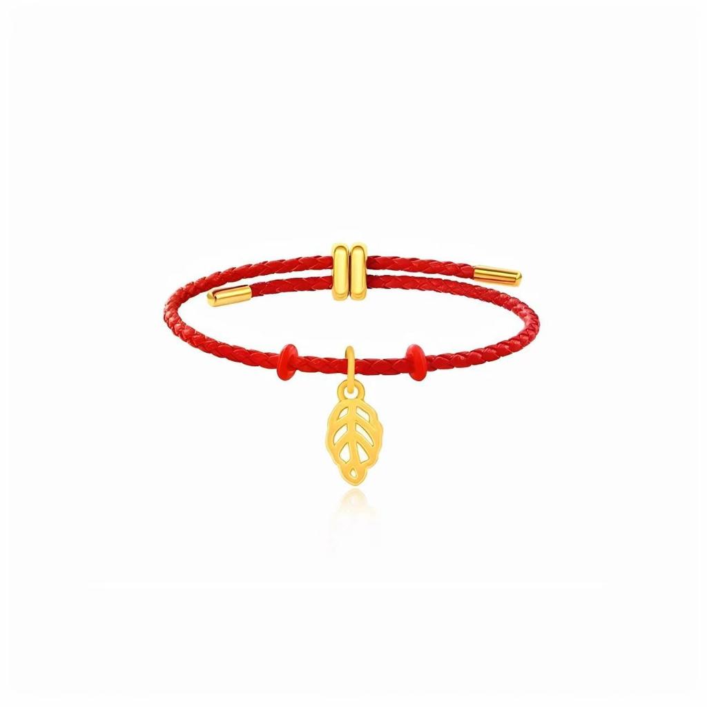 Браслет Снежинка Лист Кулон Веревка Браслет Парные Украшения Ручная Цепочка