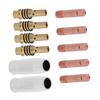 11PCS Conductive Tip Holder MIG Welding Consumables  for 15AK Torch Tool Welding Machine Accessories