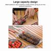 Camping BBQ Grilling Basket Charcoal Grill Outdoor Grill Tool Picnic Portable Wood Handle Roasting Meat Accessories