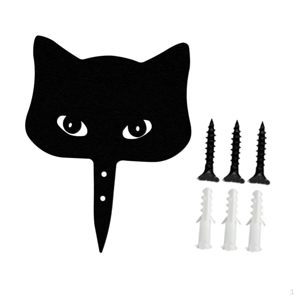 Cat Stake Garden Decor ,Outdoor Decoration, Yard Art Ornament, Lawn Decorative for Porch