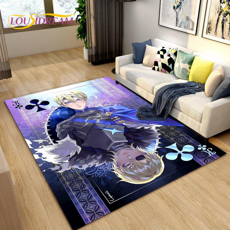 Game Gamer Fire Emblem Series Area Rug,Carpet Rug for Living Room Bedroom Sofa Doormat Decoration, Kids Play Non-slip Floor Mat