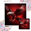 New Arrival 5D DIY Full Circle Diamond Painting "Red Flying Eagle" Embroidery Cross Stitch Home Decor Gift