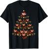 Panda Animal Xmas Tree Santa Hat Red Panda Christmas T-Shirt