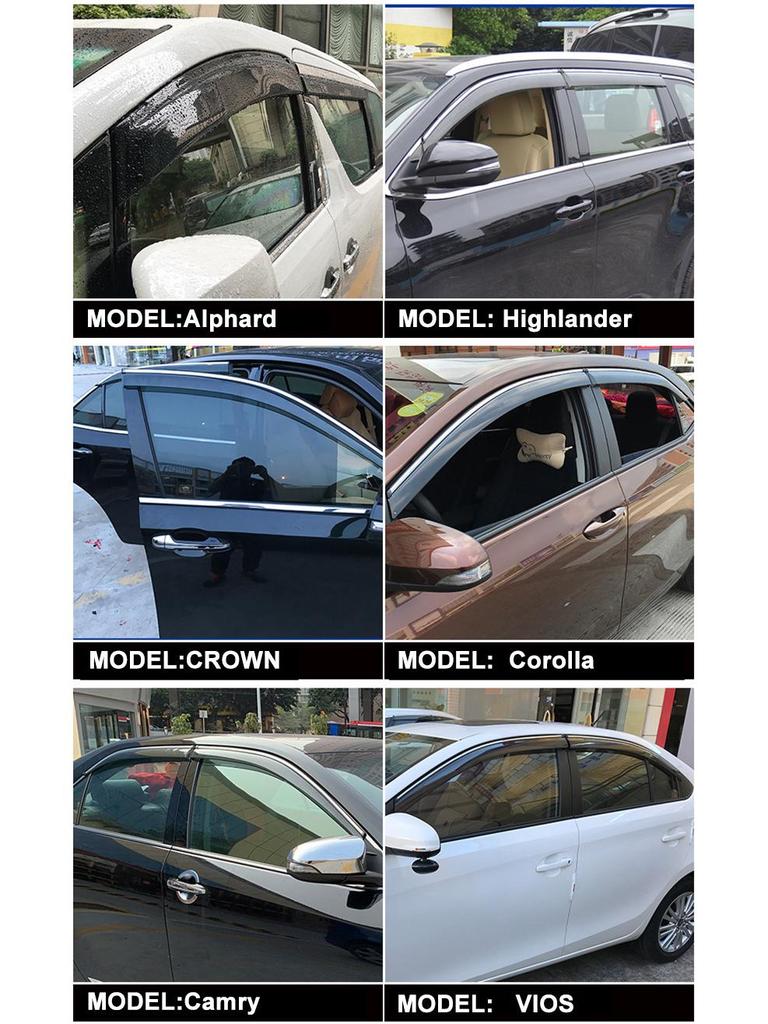 Mitsubishi Delica D2 Rain Guard & Sun Shade Visor