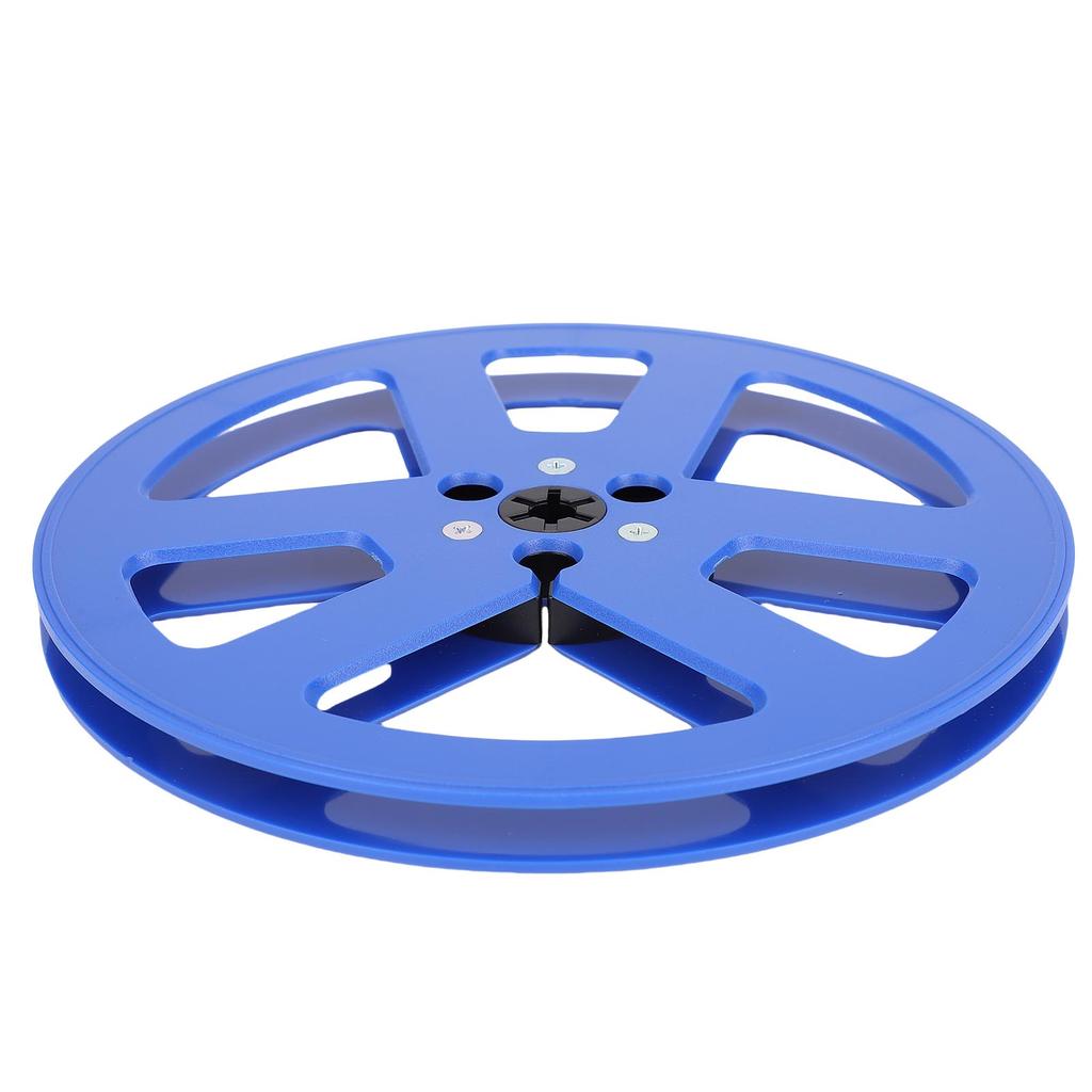 1 4 7 Inch Empty Tape Reel Fit for TEAC Reel To Reel ABS Universal Open Reel Sound Tape Empty Reel with 6 Holes Blue