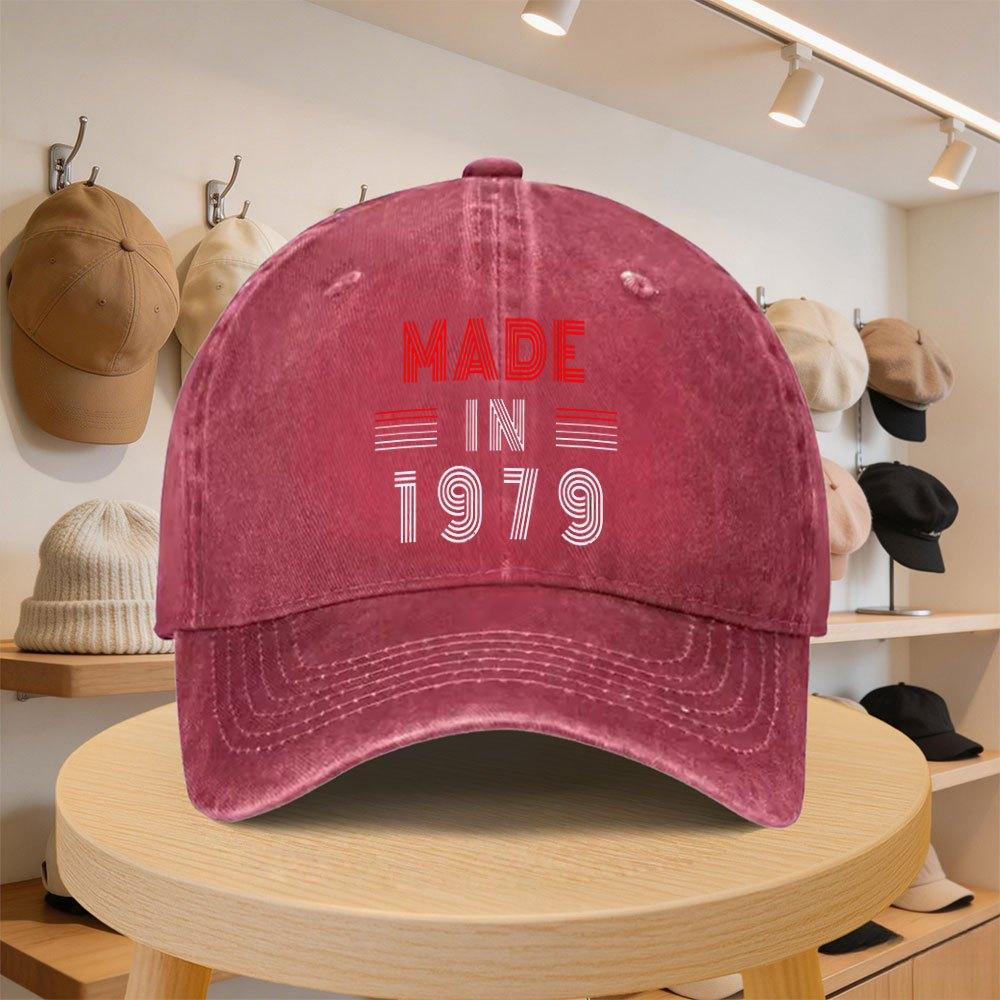 Unisexs Adjustable Baseball Cap MADEINmeter Print Casual Unisex Cap for SpringAutumn Travel Beach