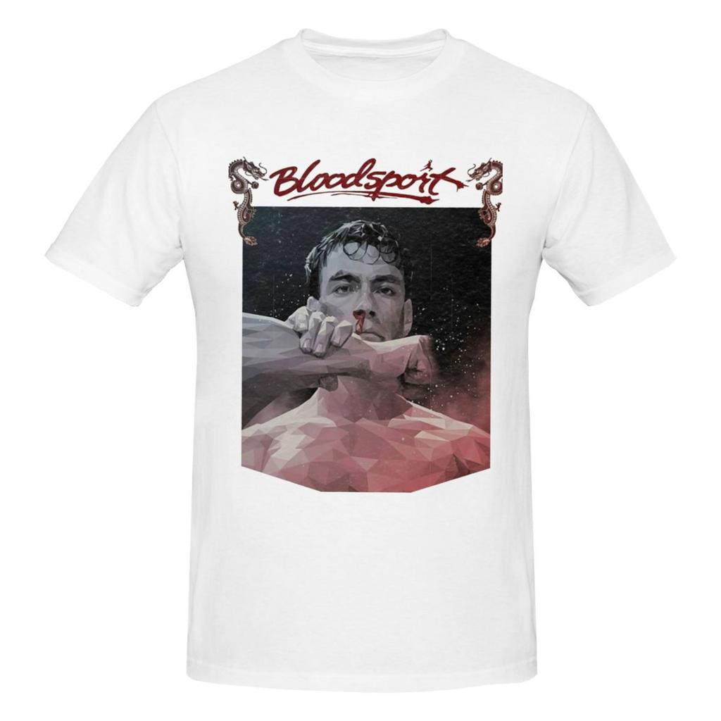 Unisex Bloodsports 1988 Funny T Shirt Streetwear Cotton Crewneck T Shirts For Unisex