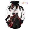 Spring Autumn Cool Girl Street Style Loose Hoodie 3D Printing Anime Theme Hoodie Tokisaki Kuangsan Print Hoodie