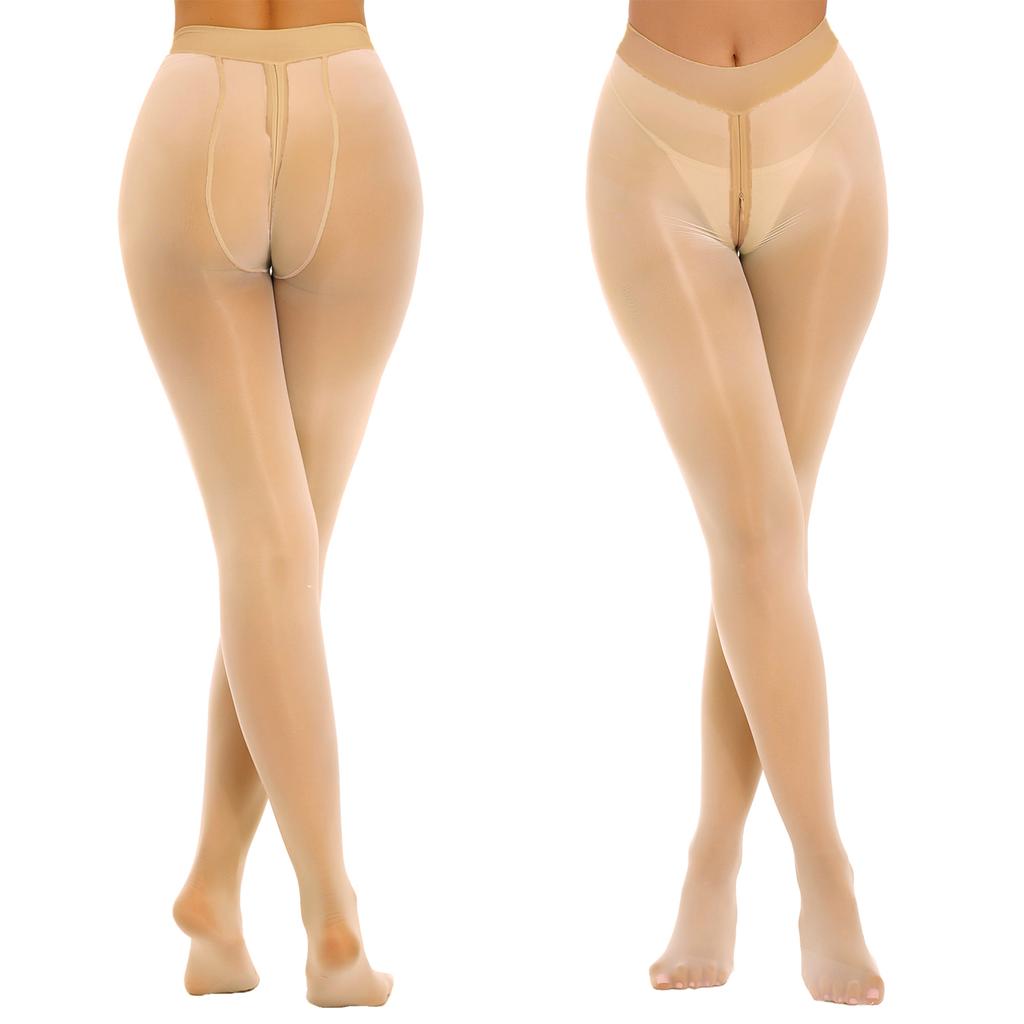 Женские бесшовные колготки, блестящие чулки, ультра прозрачные чулки, леггинсы