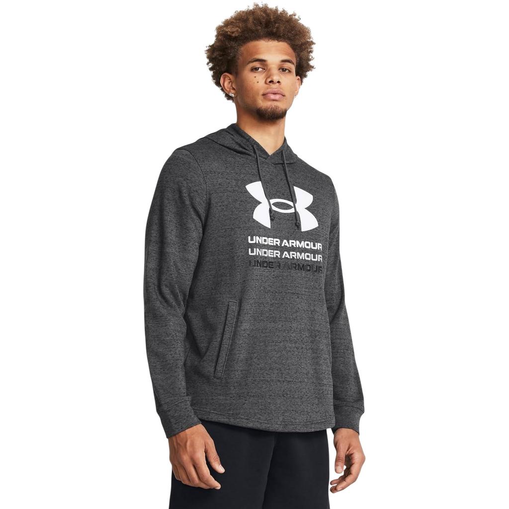 Under Armour Mens Rival Terry Graphic Hoodie